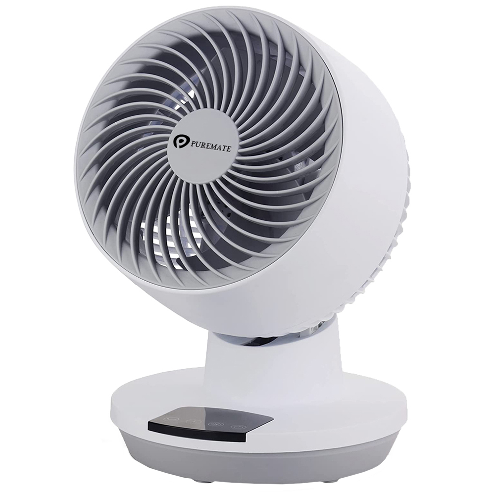 Puremate White Air Circulator Fan 8 inch Image 1