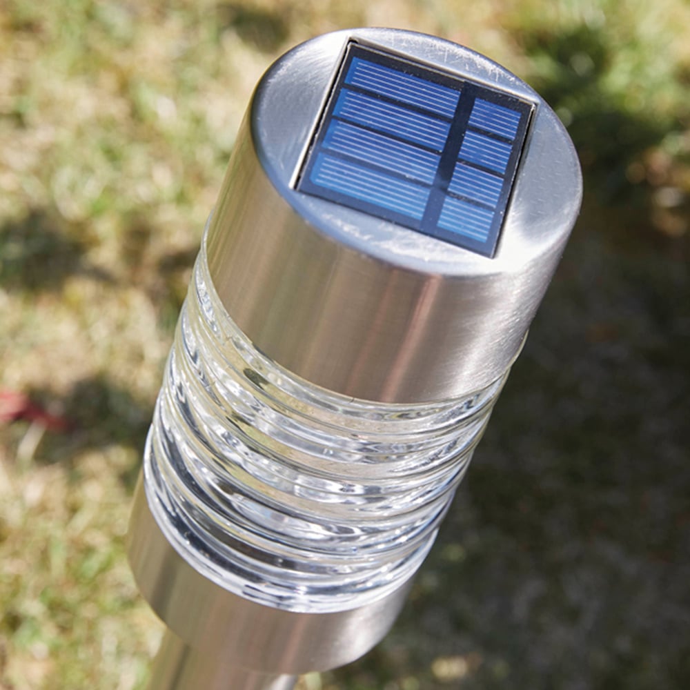 Luxform 2 Pack LED Solar Torino Post Light Image 5