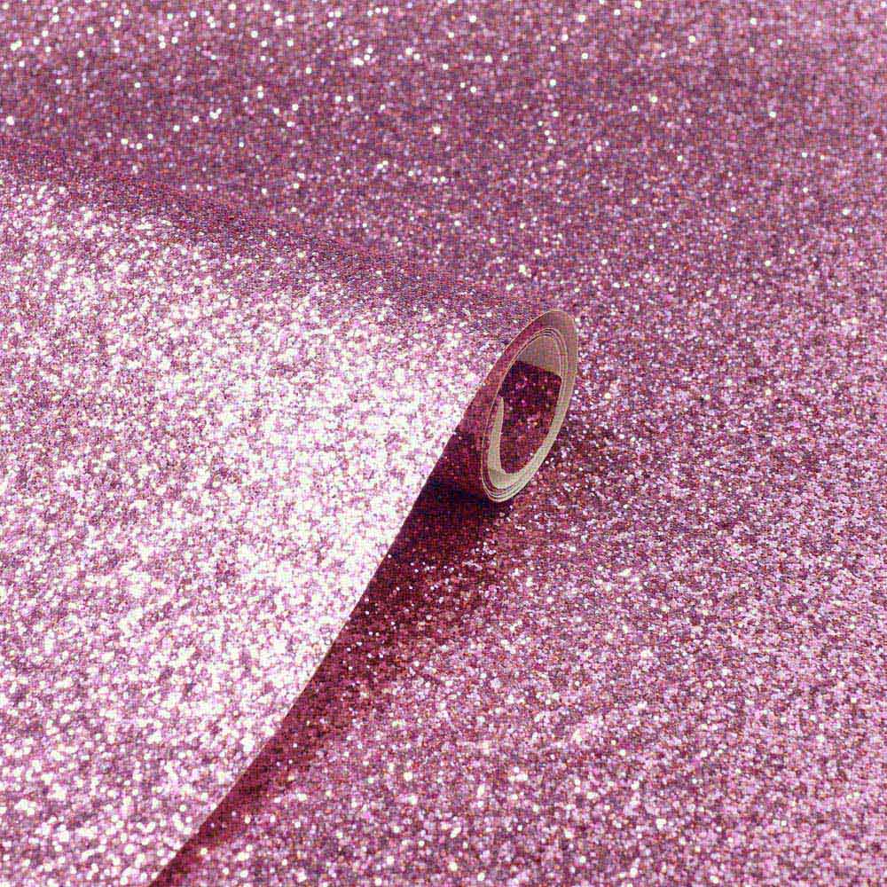 Arthouse Sequin Sparkle Pink Wallpaper Image 2