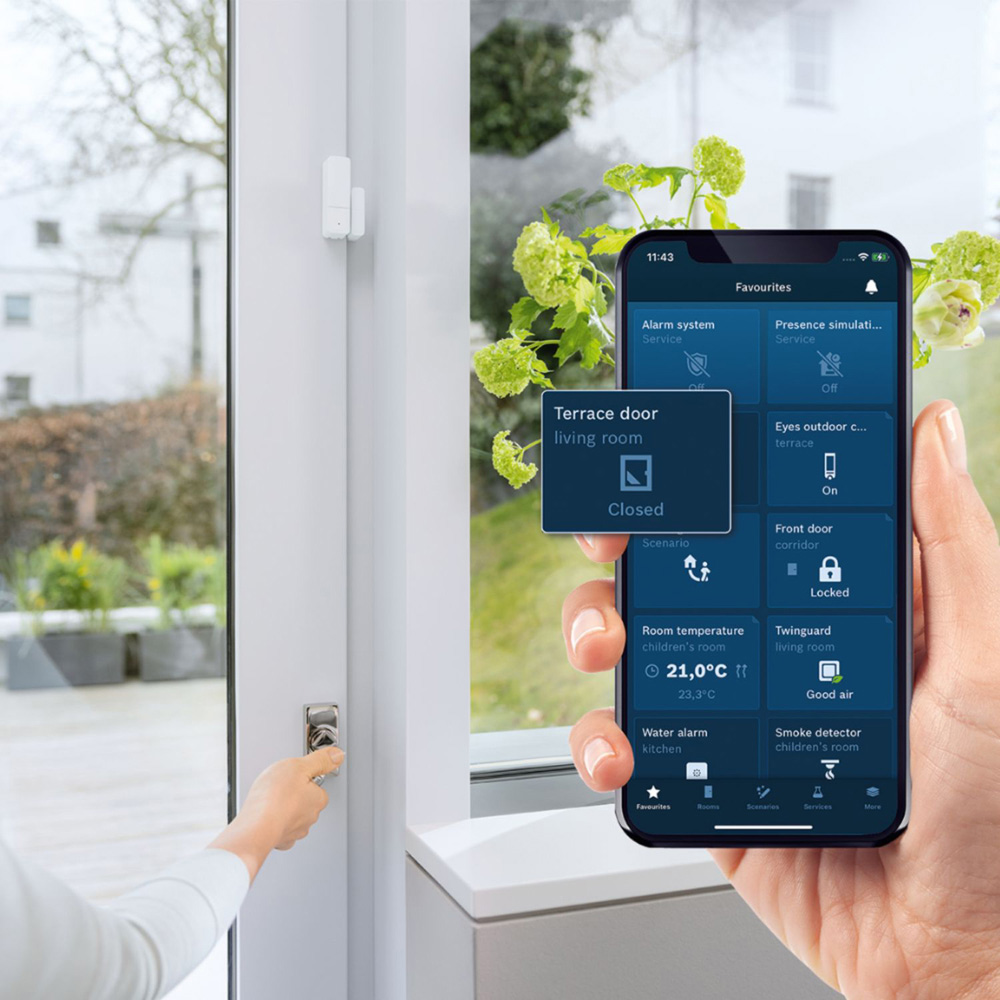 Bosch White Smart Wireless Home Door and Window Contact II Plus Image 5