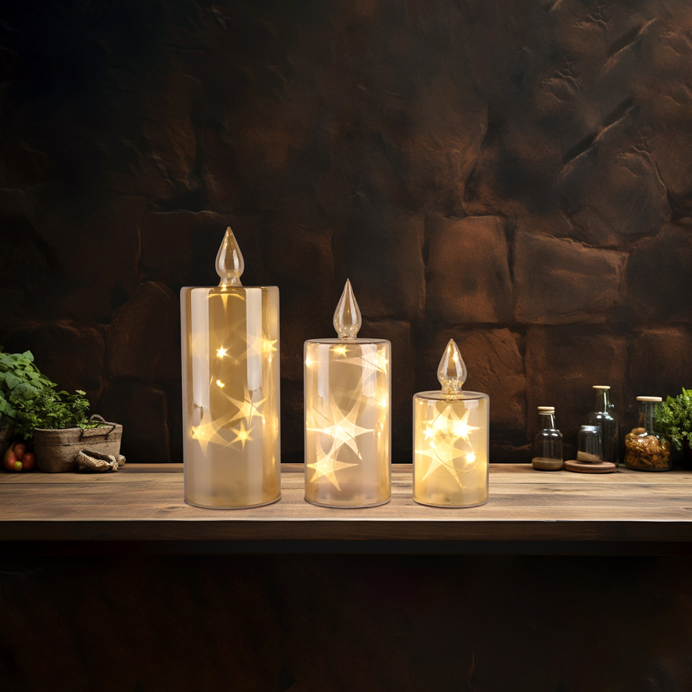 Avilo Star Reflection Candle 3 Piece Image 4