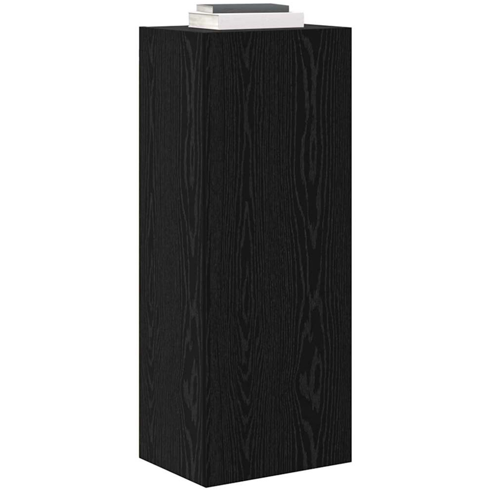 vidaXL Single Door Black Oak Wall-Mounted TV Cabinet Image 3