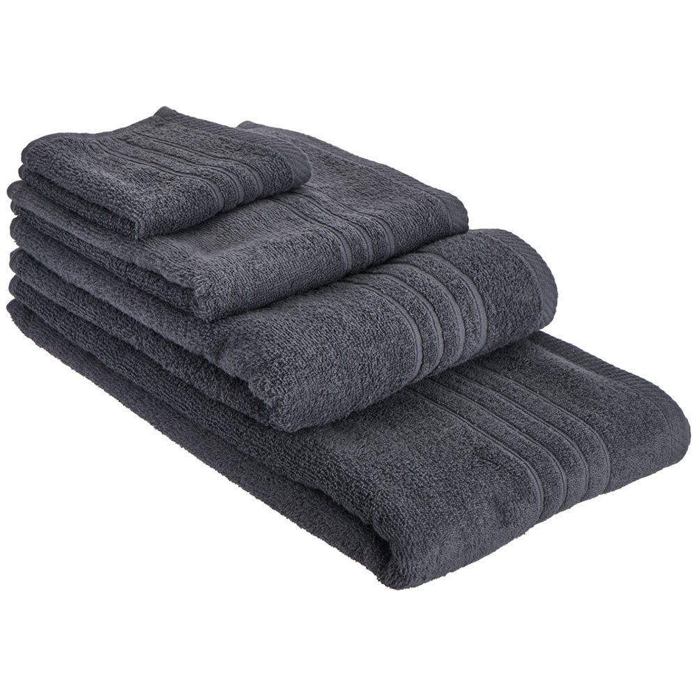 Wilko Grey Hand Towel Image 4
