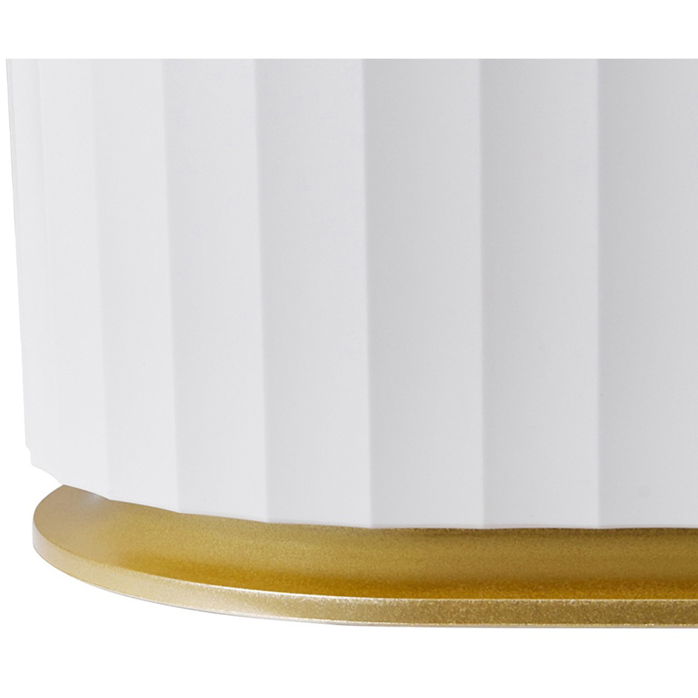 Living and Home White and Gold Smart Sensor Rubbish Bin 7L Image 6