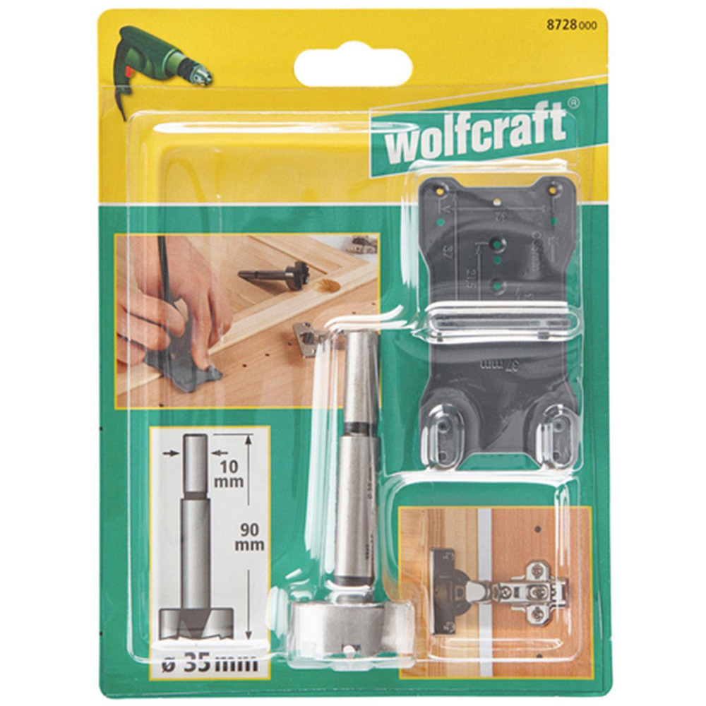 Wolfcraft R223895 2 Piece Forstner Drill Bit Set Image 4