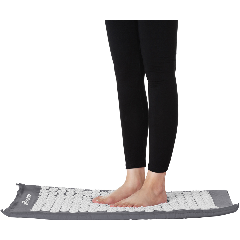 tectake Grey Acupressure Mat Set with Bag Image 3