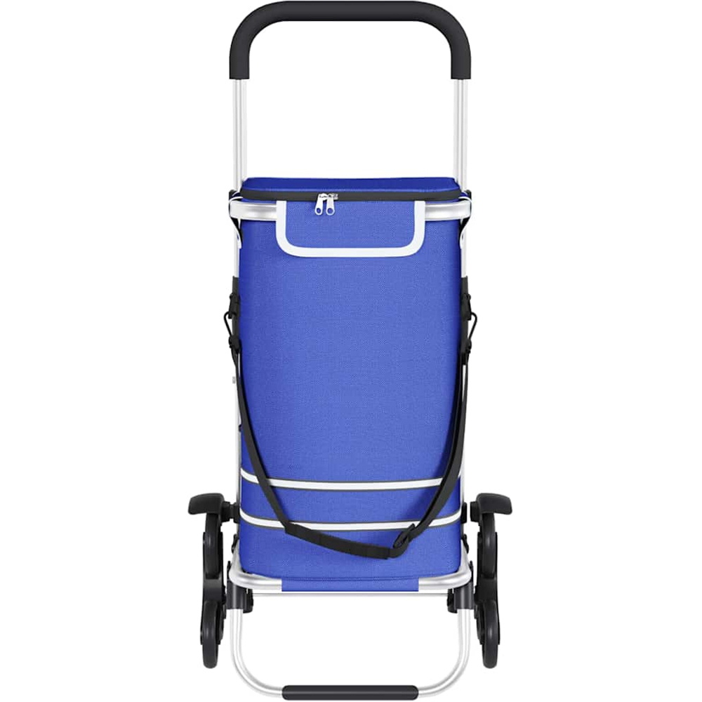vidaXL Blue Shopping Trolley Image 8