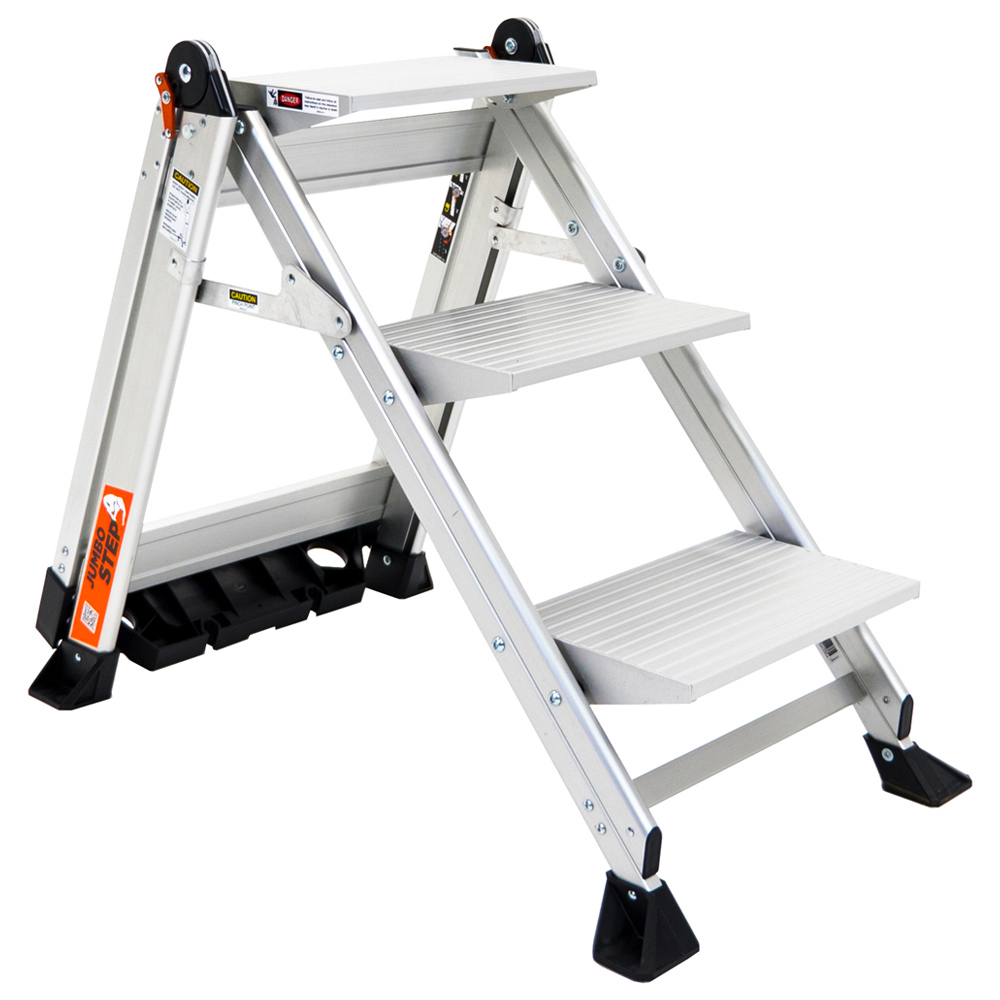 Little Giant 3 Tread Jumbo Step Ladder Image 2