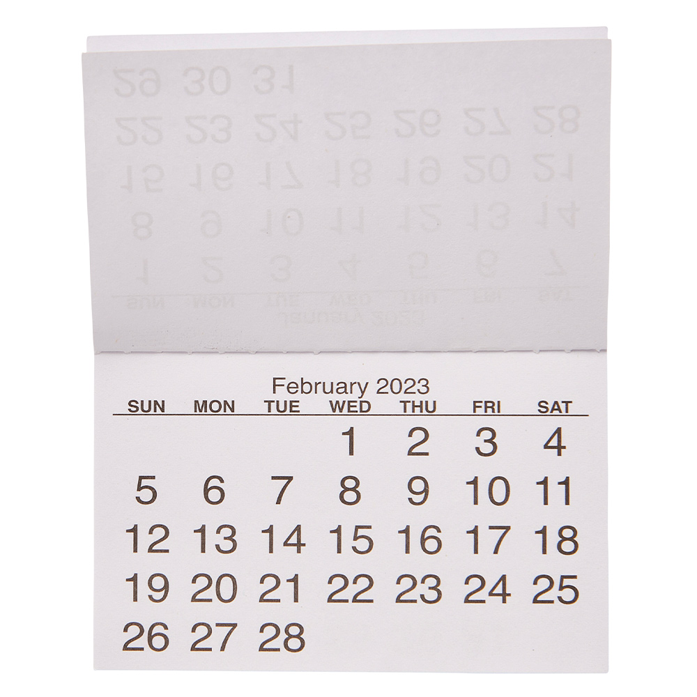 Wilko Month To View Calendar Tabs 5 Pack Image 4