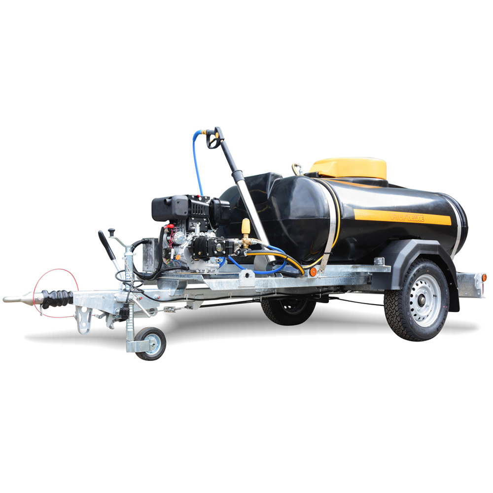V-TUF DELUGE 6.5HP Gearbox Driven Honda Petrol 1125LHighway Trailer Bowser Pressure Washer 200Bar Image 1