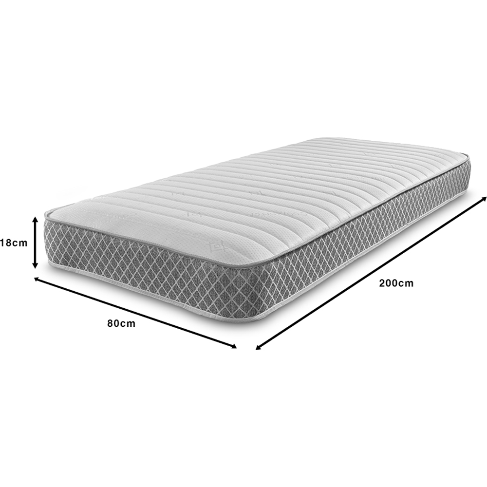 Starlight Beds European Small Single Straight Line Hybrid Memory Foam and Spring Mattress Image 6