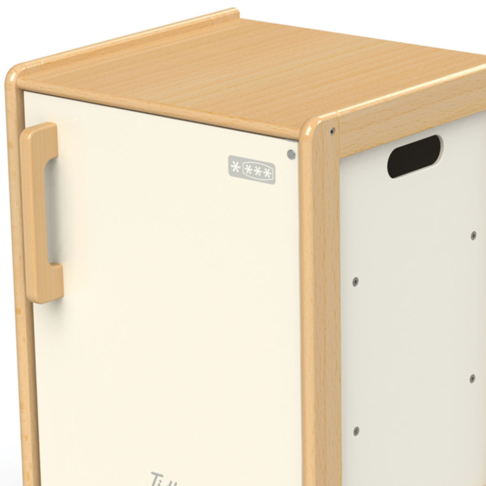 Tidlo Wooden White Toy Fridge Image 3