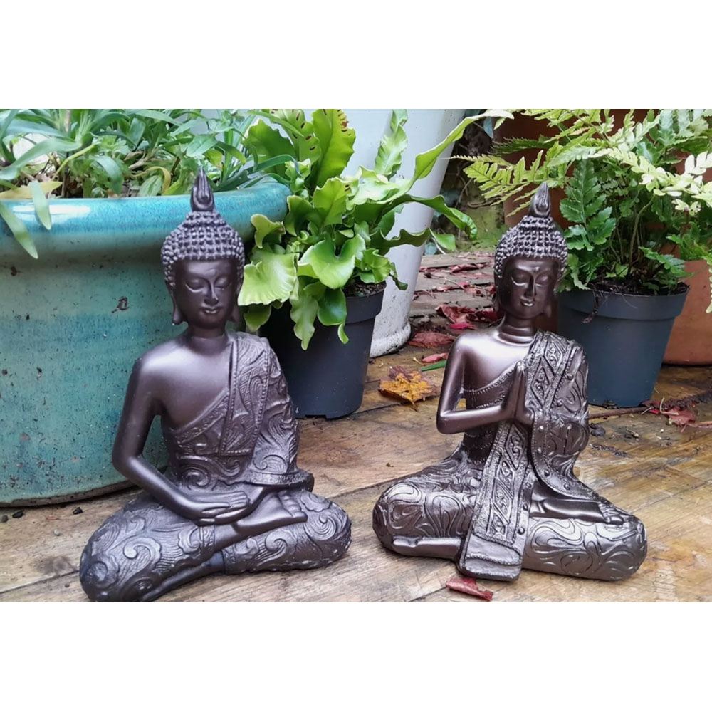 Inspirational Gifting 2 Piece Mystic Thai Buddha Ornament Set Image 2