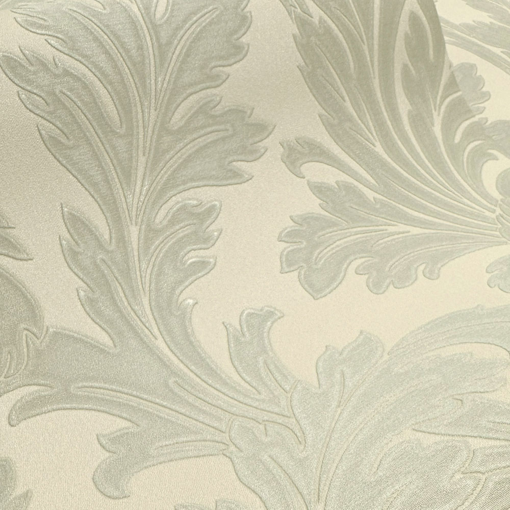 Holden Decor Acanthus Sage and Cream Wallpaper Image 4