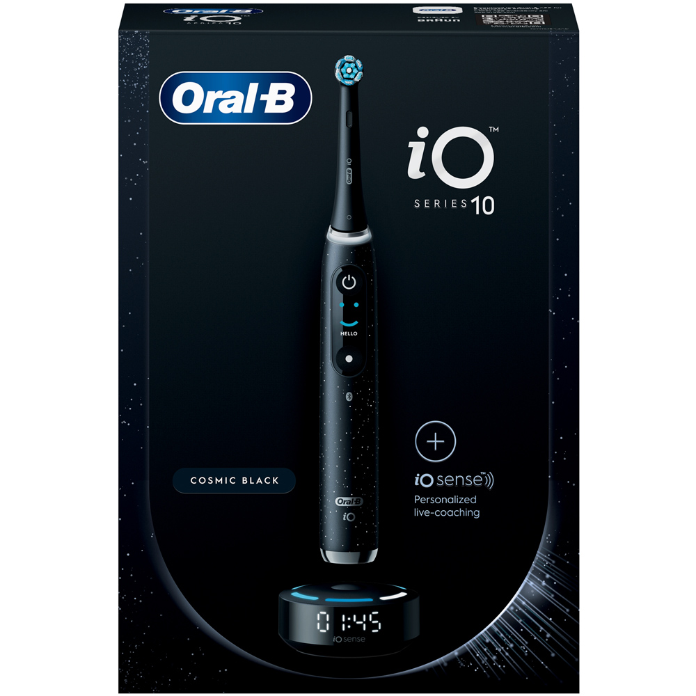 Oral-B iO Series 10 Cosmic Black Electric Toothbrush with Smart Charger Image 3