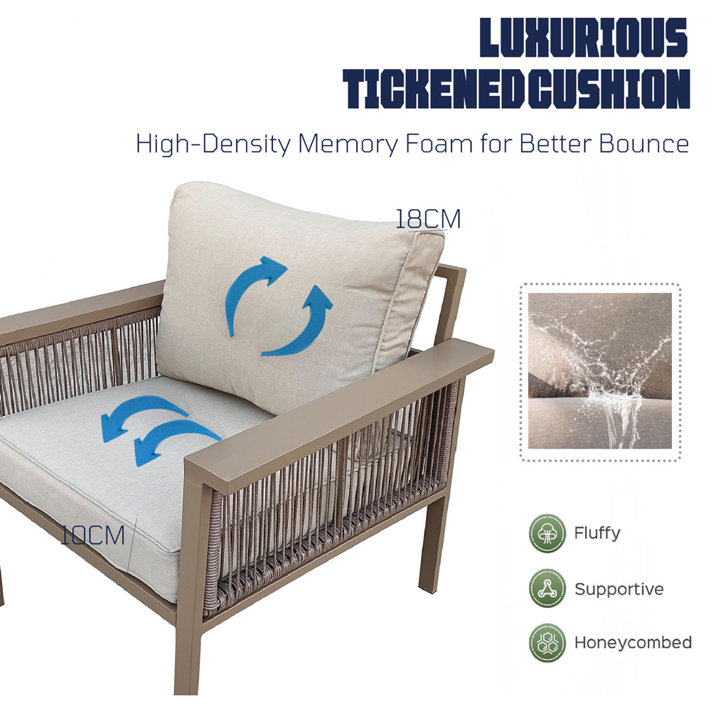 Furniture One 7 Seater Garden Lounge Set Image 7