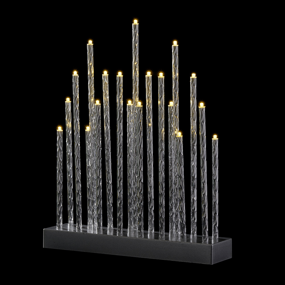 Wilko LED Silver Candle Bridge Wilko