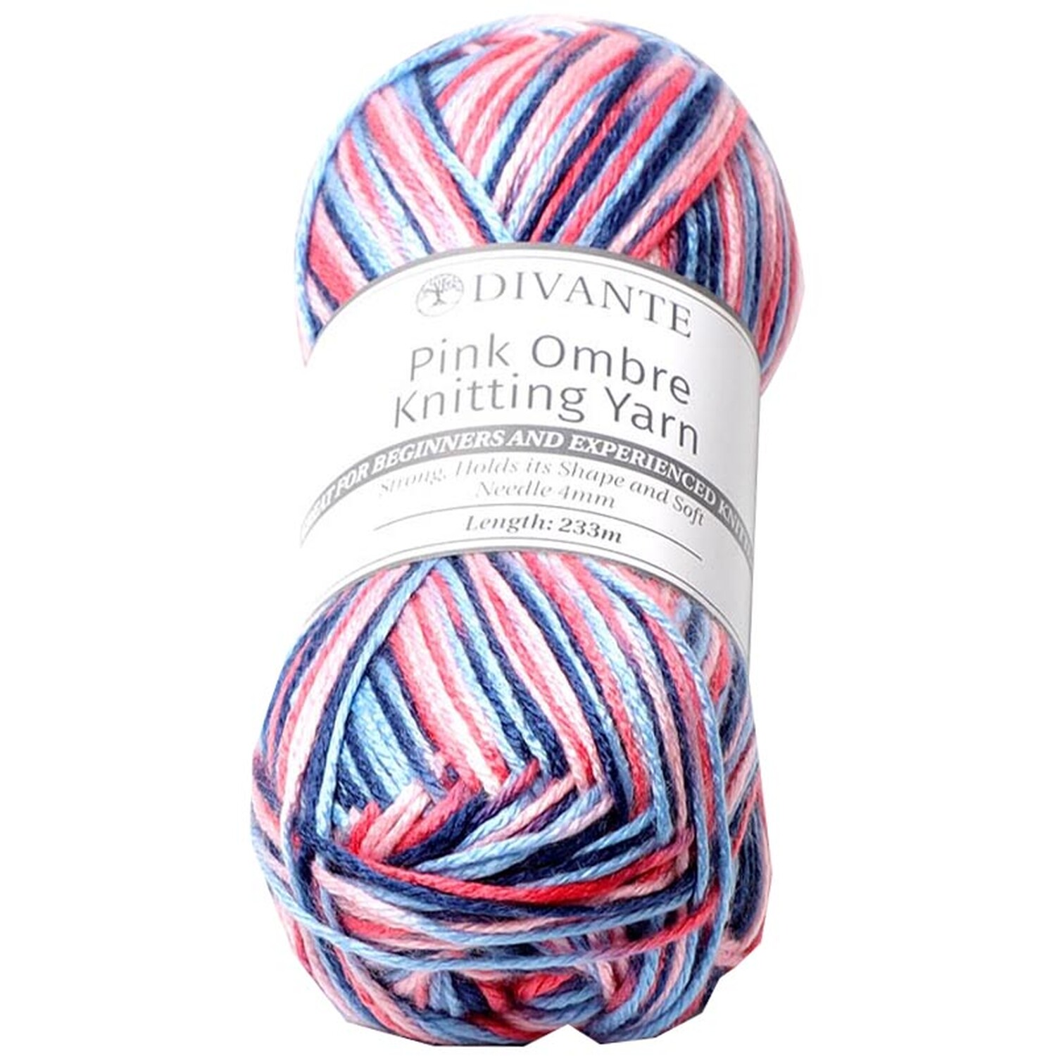 Divante Pink Ombre Wool Yarn 140g Image