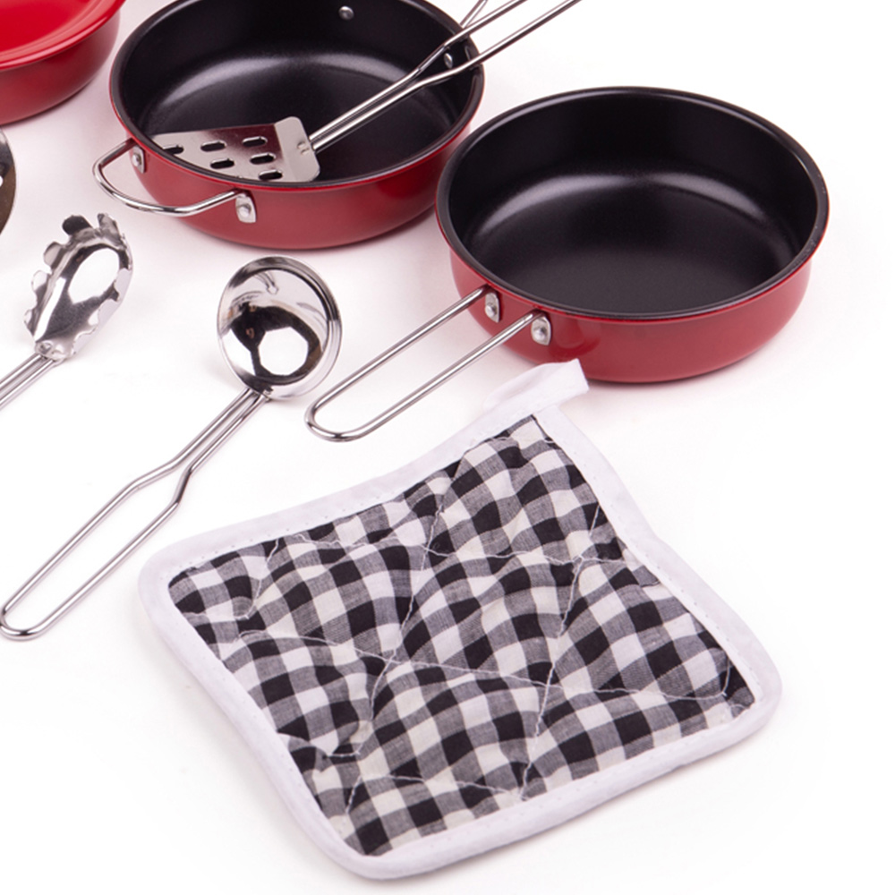 Tidlo Kids Red Non-Stick Kitchen Set Image 4