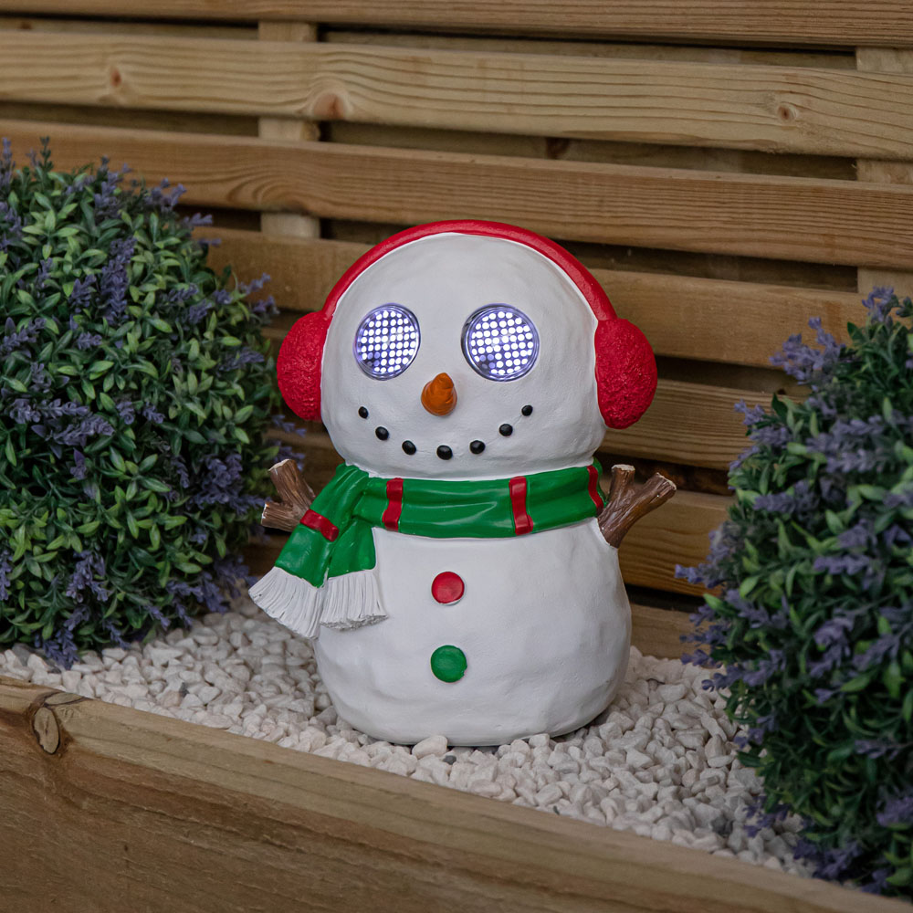 Samuel Alexander White LED Blinkin' Frosty Snowman Outdoor Christmas Decoration 25cm Image 4