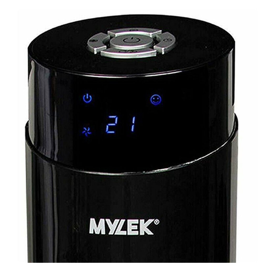 MYLEK 34-Inch Tower Fan - Black Image 6