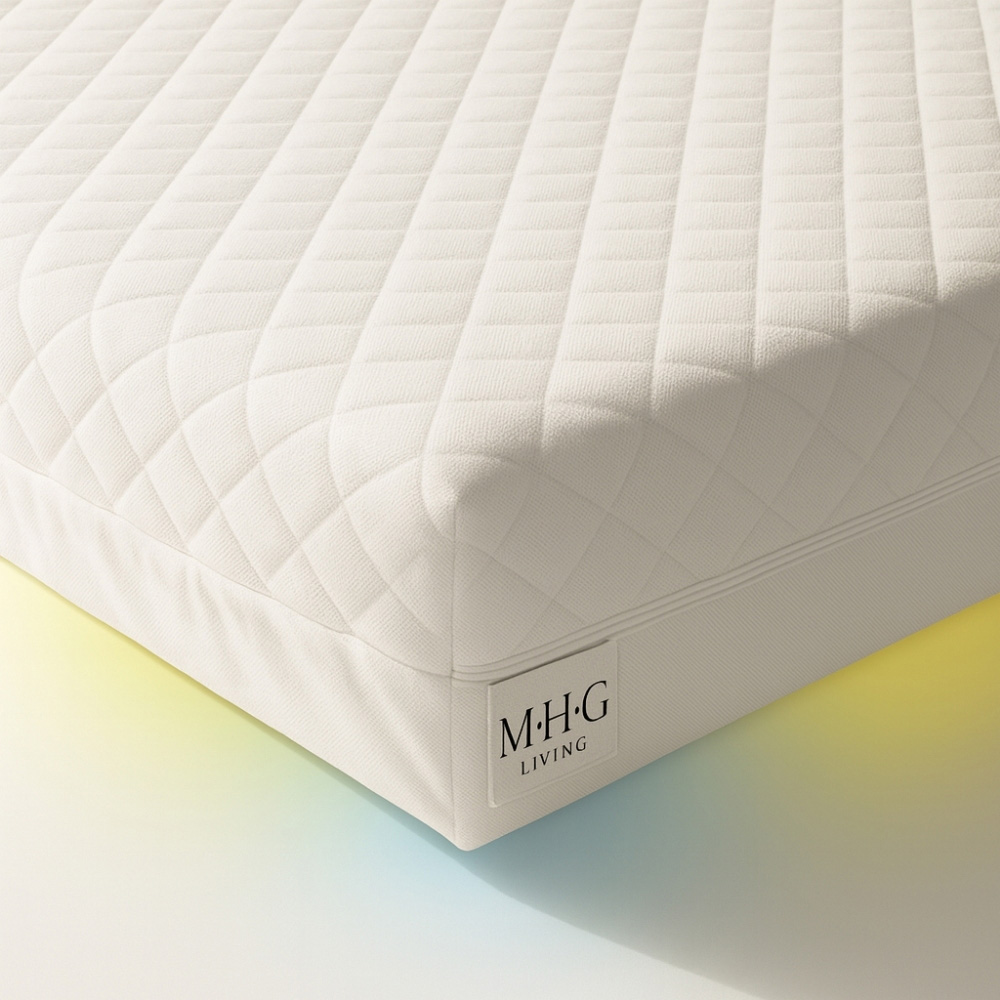 MHG Living White Firm Support Waterproof Baby Cot Bed Mattress 140 x 70 x 10cm Image 2