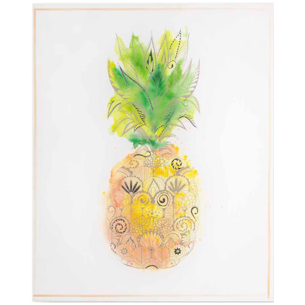 Art For The Home Pineapple Tropics 40 x 50cm Image