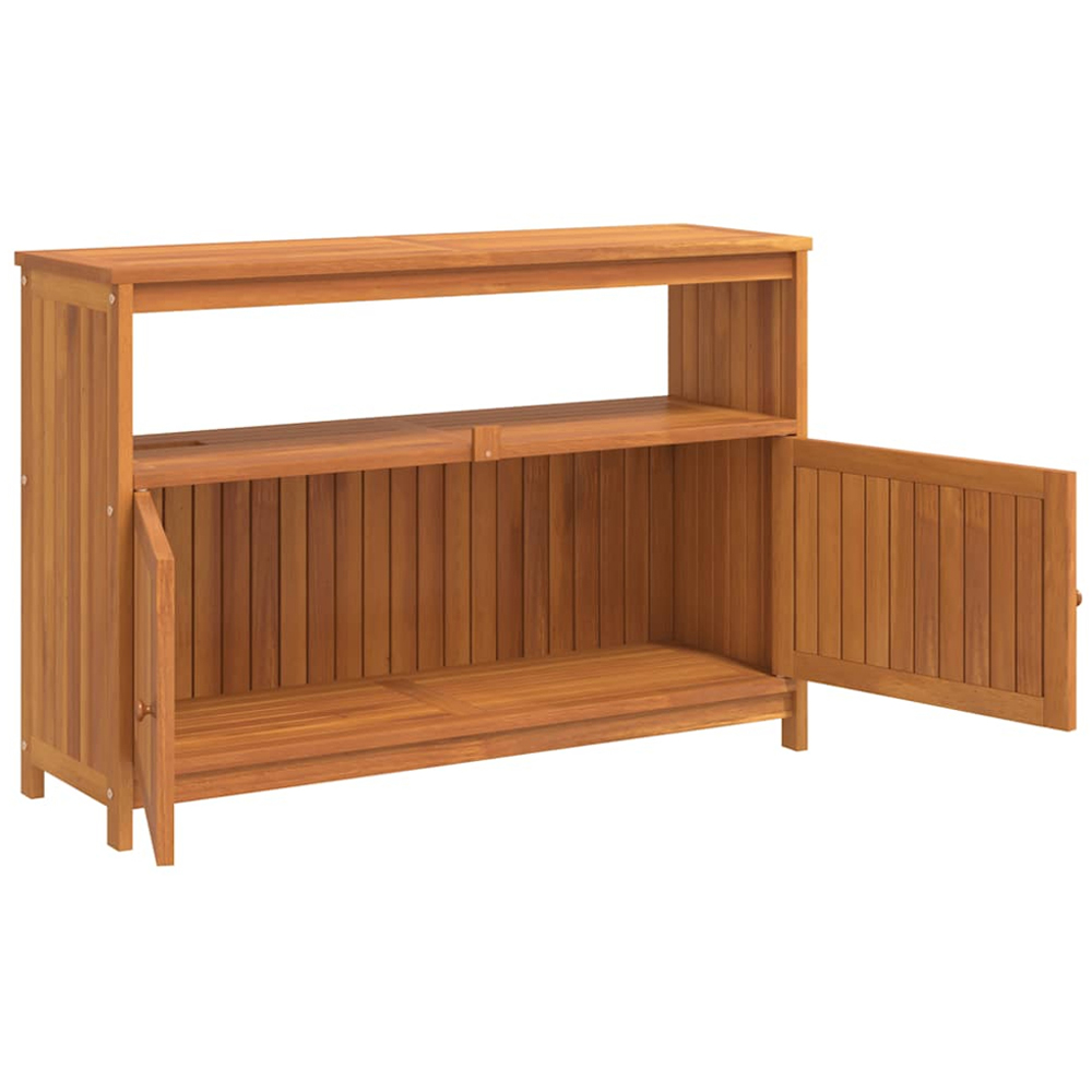 vidaXL 2 Door Single Open Shelf Garden Console Table Image 3