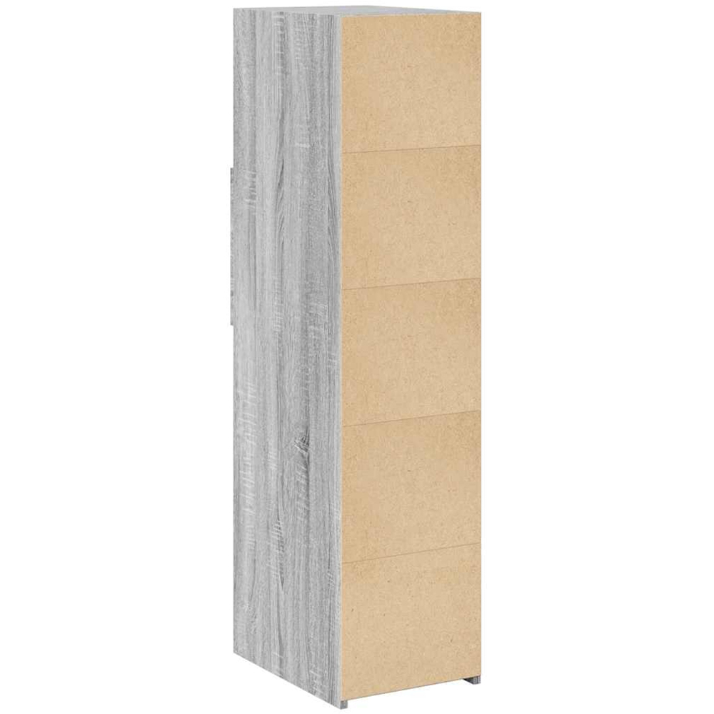 vidaXL 2 Drawer 3 Shelf Grey Sonoma Highboard Image 6