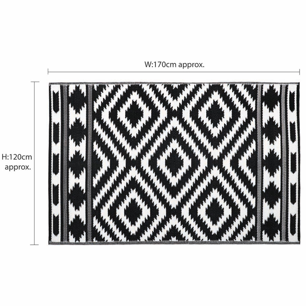 JVL Aztec Outdoor Rug 120 x 170cm Image 8