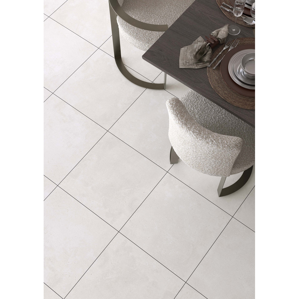 Bien Dea Bianco Porcelain Floor and Wall Tile 600 x 600mm 5 Pack Image 6