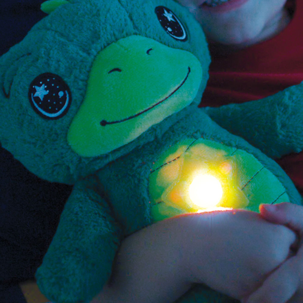 JML Star Belly Green Dinosaur Plush Soft Toy Image 5