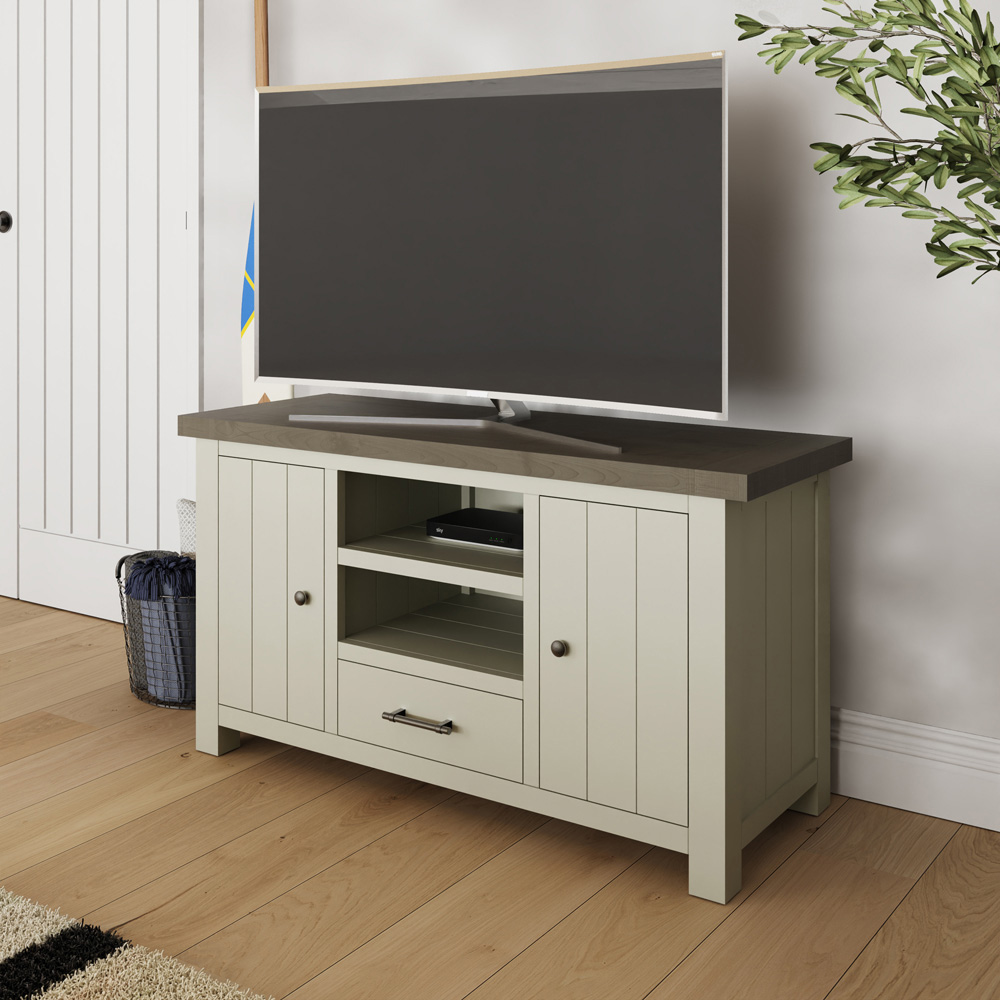FWStyle Purbeck Truffle TV Unit Large Image 6