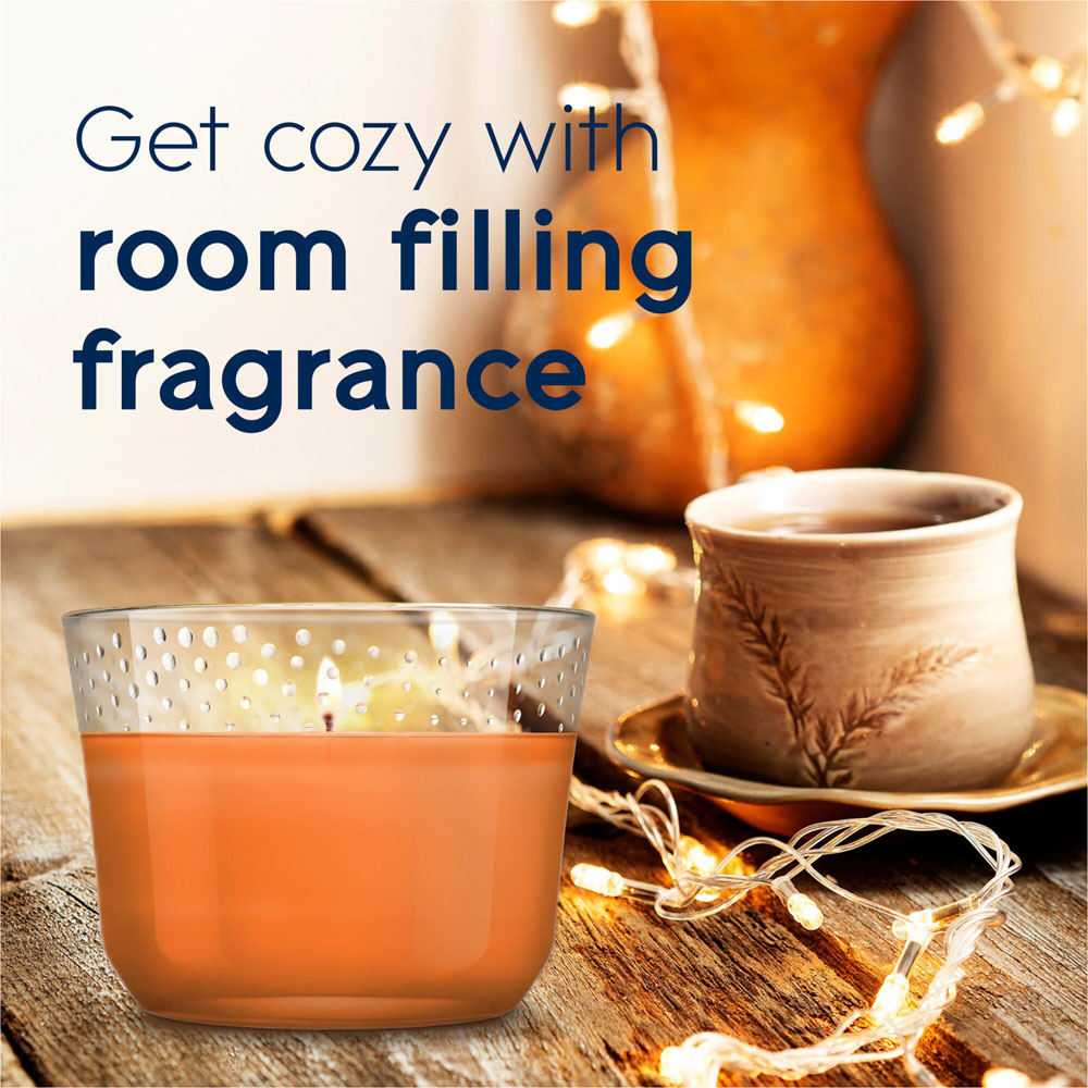 Glade Large Pumpkin Spice Latte Scented Candle 224g Wilko