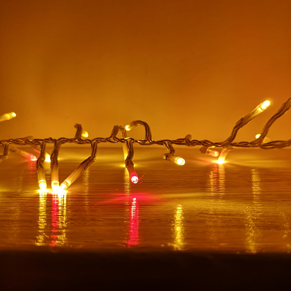 Premier ClusterBrights 960 Red and Gold Vintage LED Multi-Function Christmas Cluster Light 12.4m Image 5