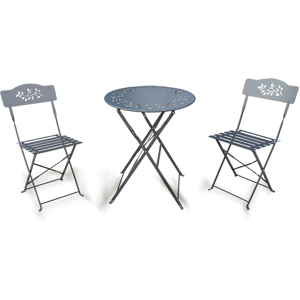 Florence 2 Seater Folding Bistro Set Image 2
