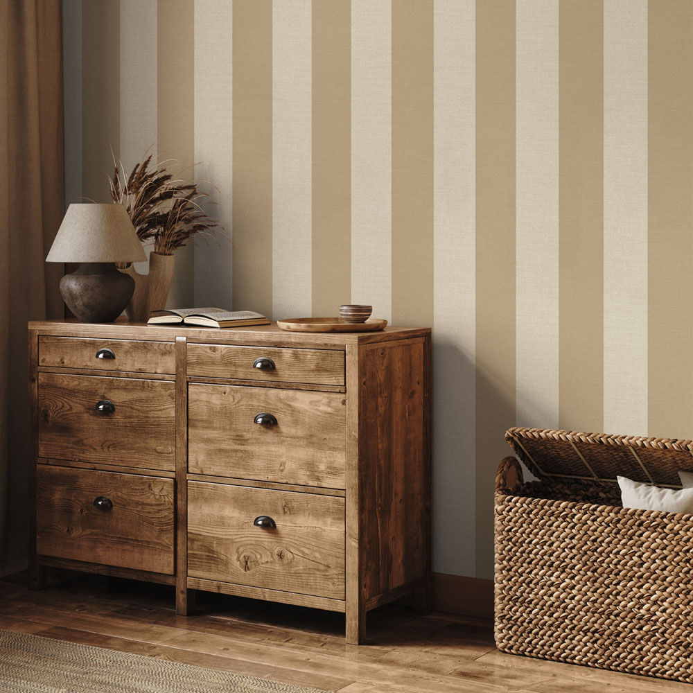 BELGRAVIA CARMELLA STRIPE CREAM/SAND Image 3