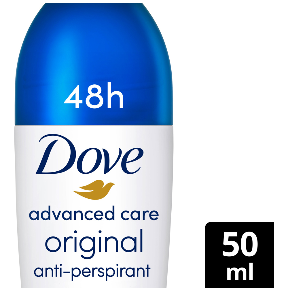 Dove Advanced Original Care Antiperspirant Deodorant Roll On 50ml Image 3