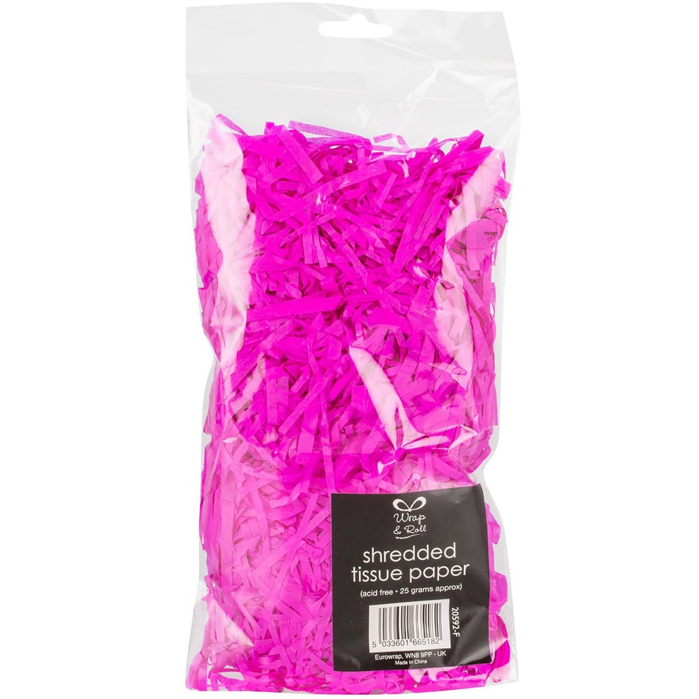 Shredded Tissue Paper Pack - Fuchsia Image