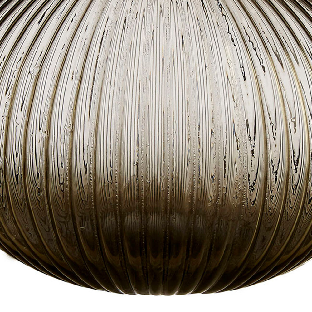 Premier Housewares Brown Nullah Glass Vase Image 6
