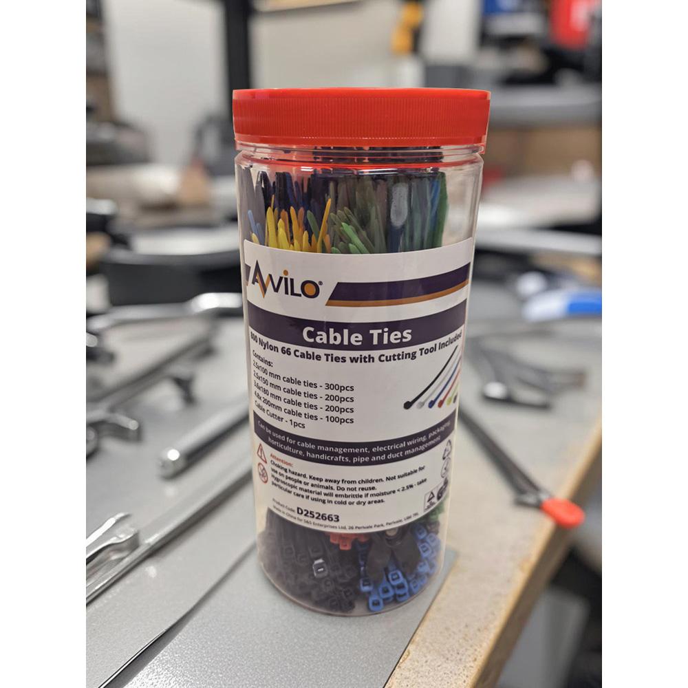 Avilo 800 Durable Cable Ties with Integrated Cutting Tool Image 9