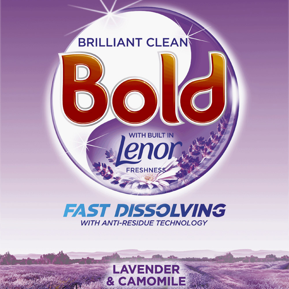 Bold Lavender and Camomile Washing Powder 38 Washes 2.47kg Image 2
