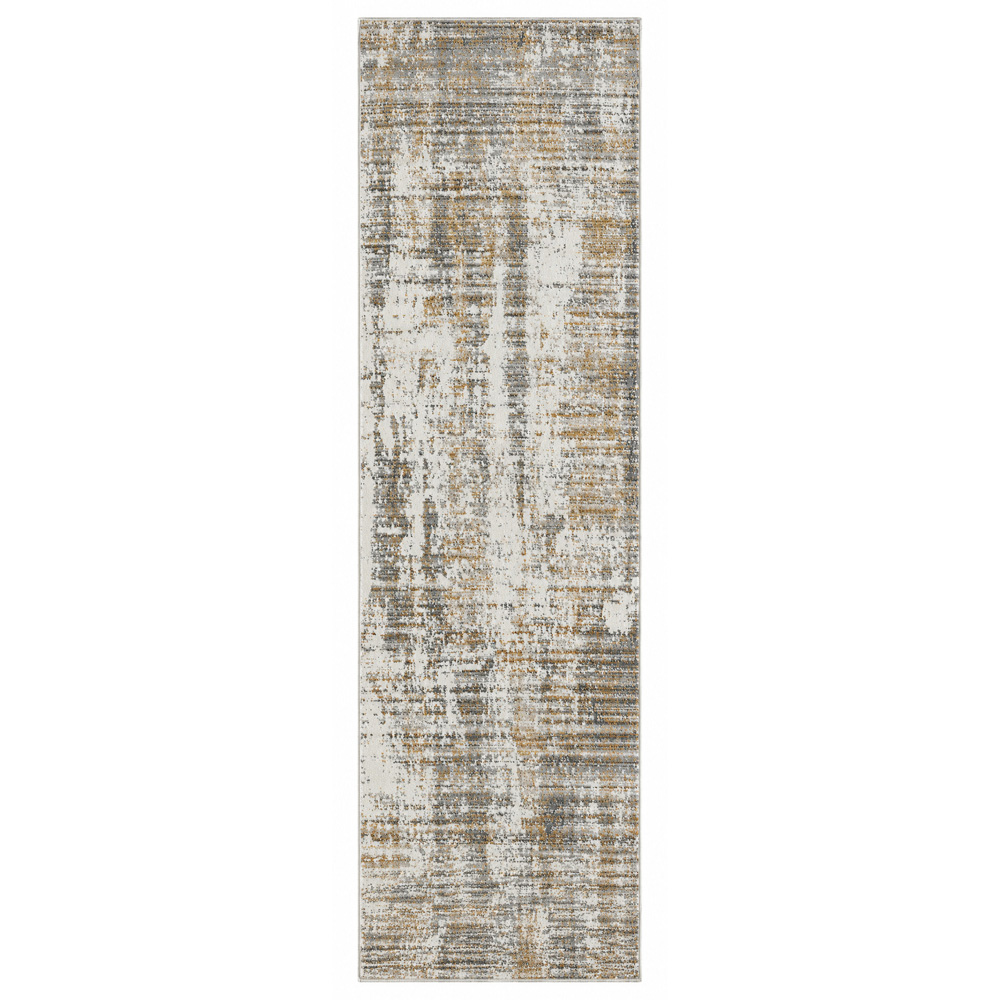 Portland Urco Theta Delta Cream Non Slip Rug 66 x 200cm Image 2