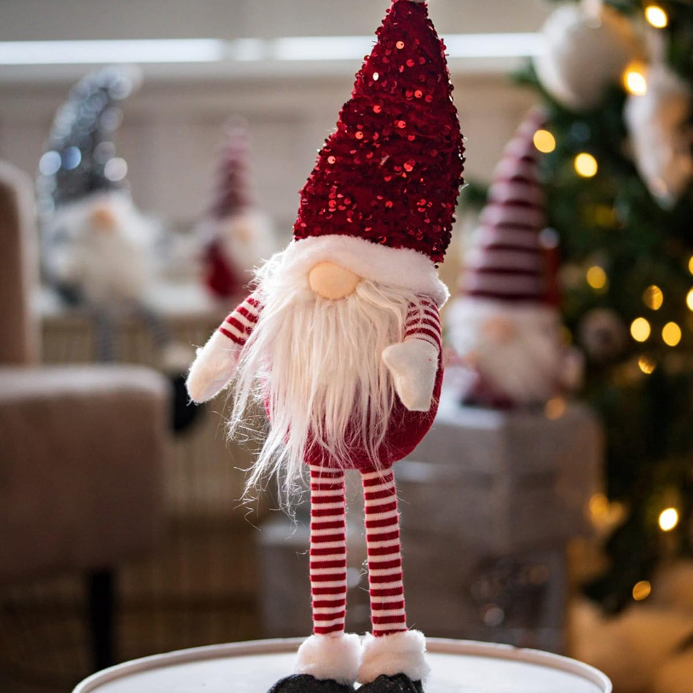 Marco Paul Plush Nordic Santa Gonk Christmas Decoration 52cm Image 4