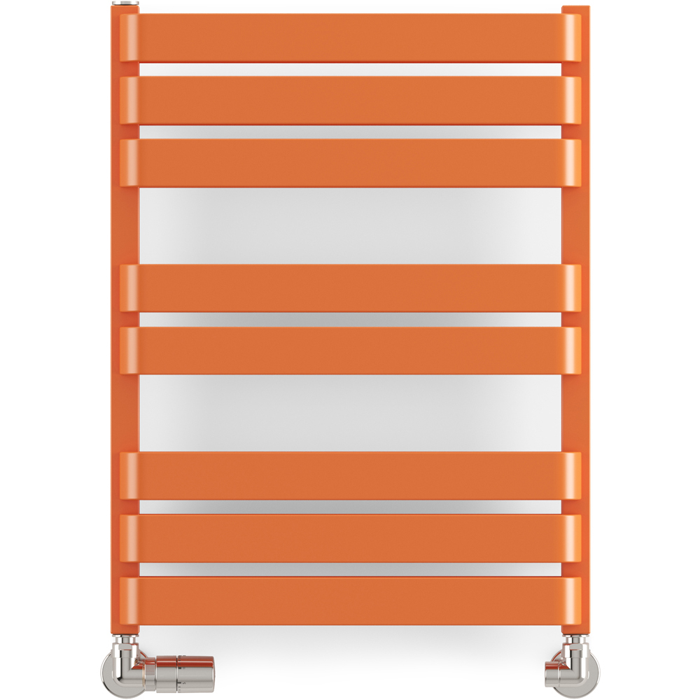 Terma Warp T Bold Matt Orange Heated Towel Rail 1569 BTU 655 x 500mm Image 3