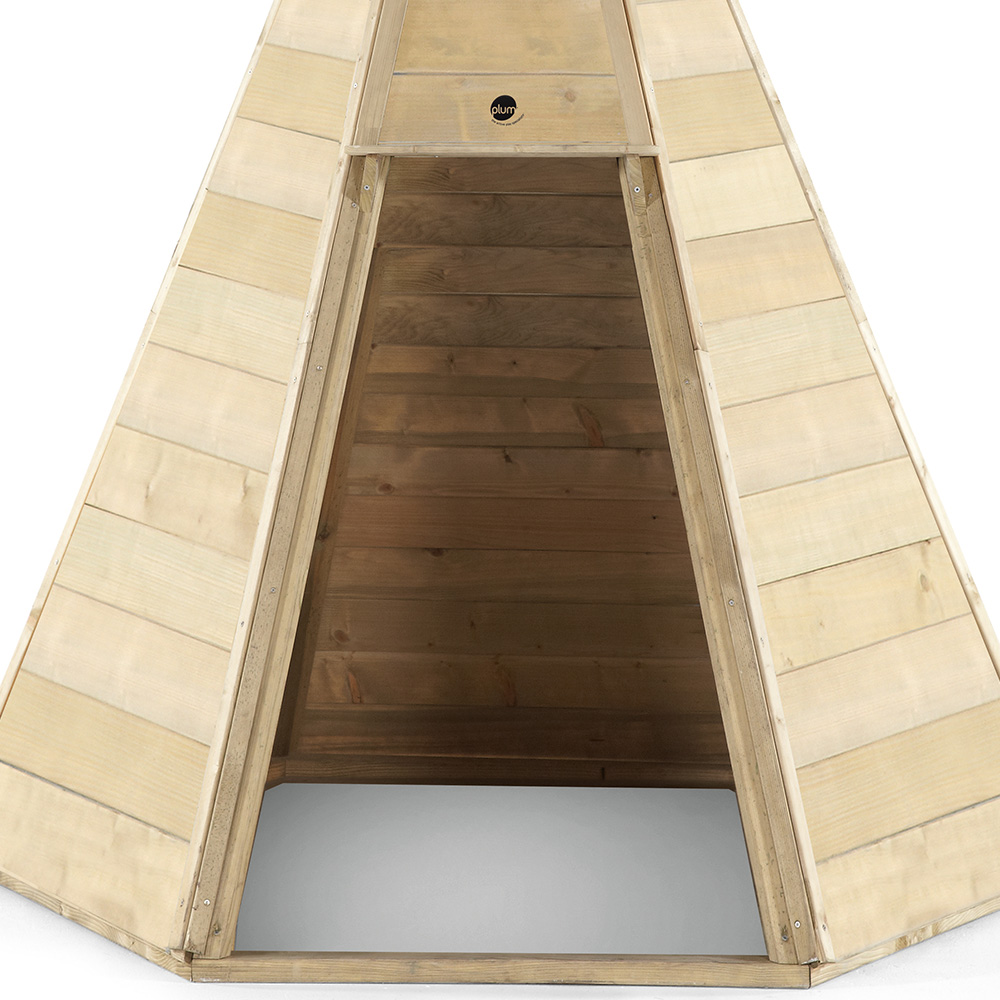 Plum Play Teepee Wooden Hideaway Image 3