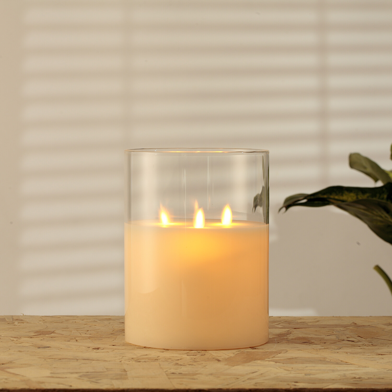 Clear Glass Moving LED Image 1