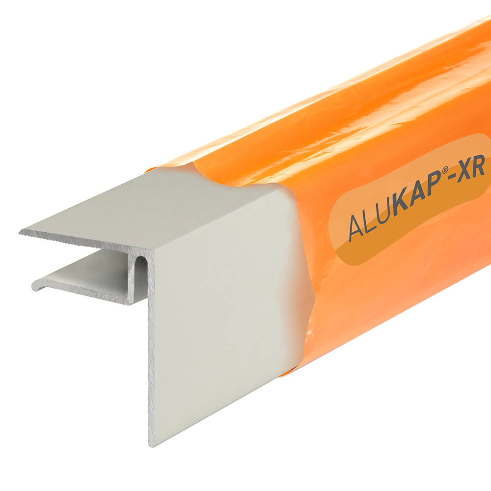 Alukap-XR 10mm White End Stop Bar 4.8m Image 1