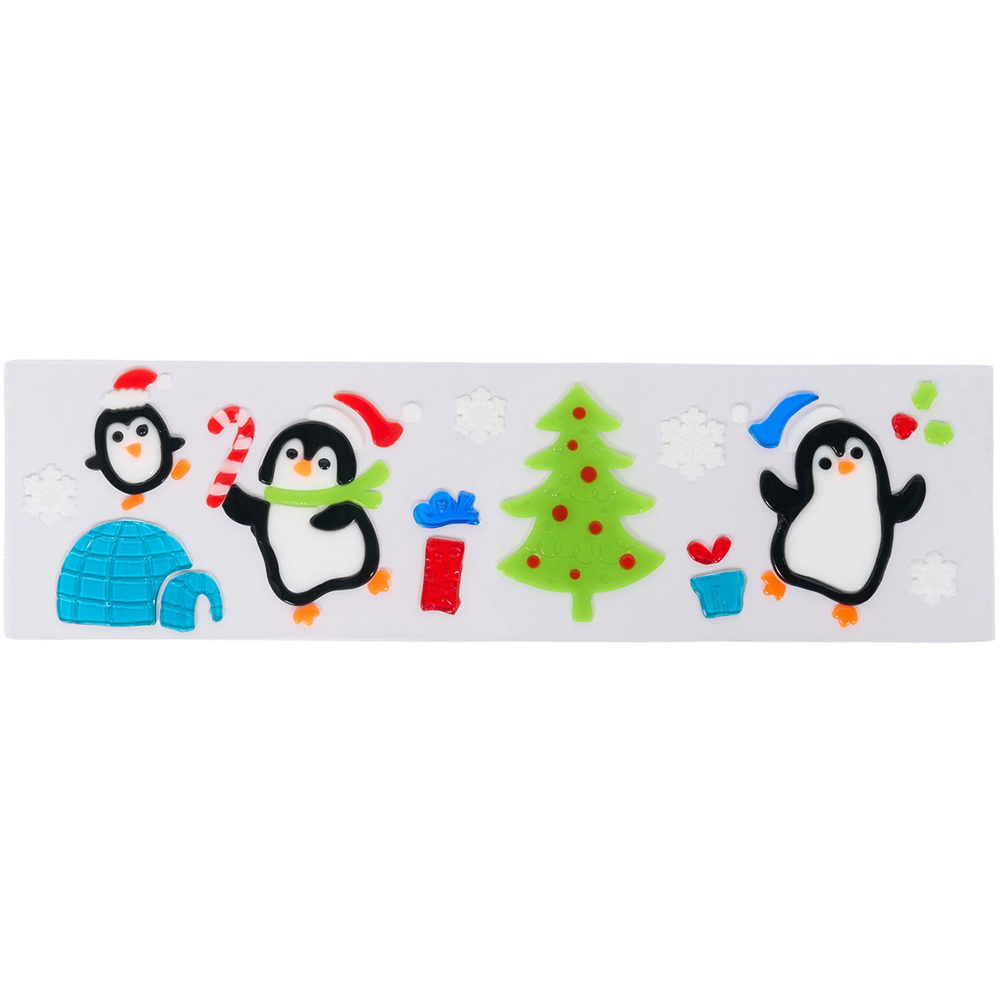 Christmas Design Gel Window Sticker Image 9
