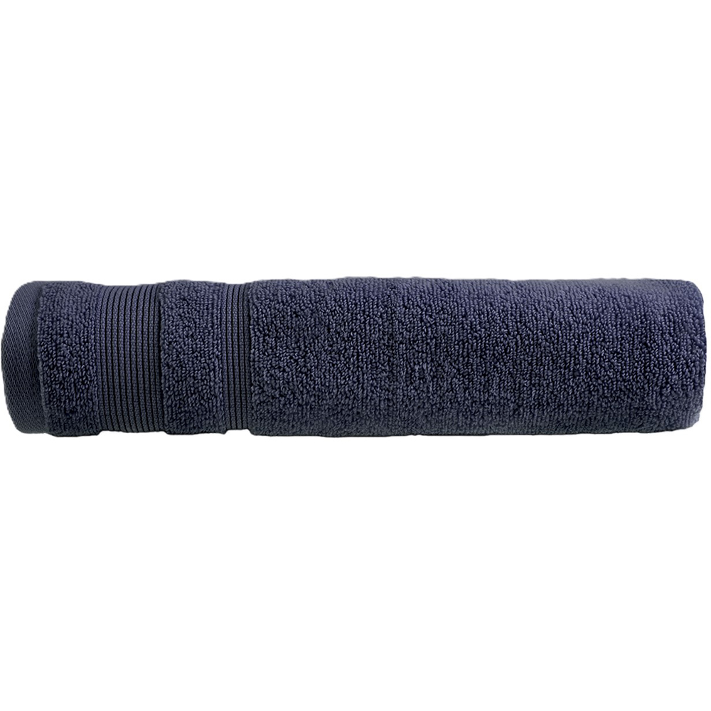Allure Bath Fashions Luxury Zero Twist Egyptian Cotton Navy Bath Sheet Image 1